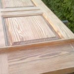Restauración de puerta de madera