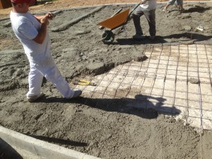 Hormigonar jardines