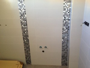 Reforma en cuarto de baño. Alicatado