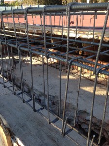 Estructura de hormigón. Construcción