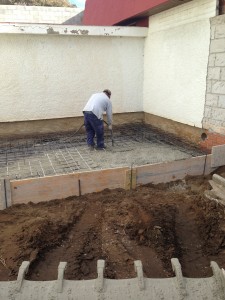 Estructura de hormigón. Construcción