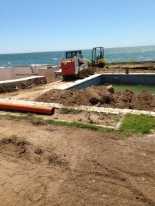 Máquina miniexcavadoras para susttución de saneamientos