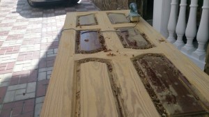 Restauración de puertas de madera