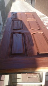 Puertas de madera, restauración