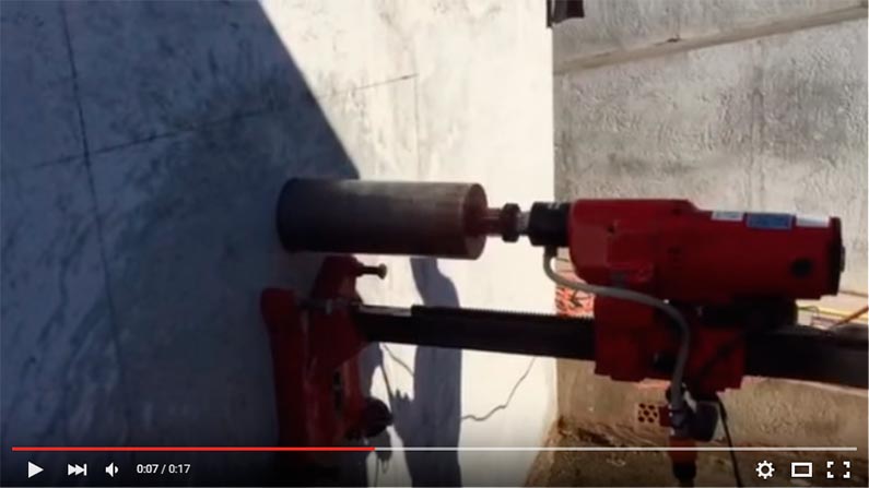 Taladros en hormigón y perforaciones en hormigón en Málaga
