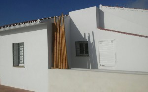 construcción de jardineras
